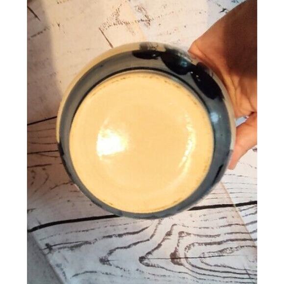 Vtg. Delft Blue bowl Windmills Dutch Town Sailboats 5 1/2” cereal soup serving - Picture 7 of 7